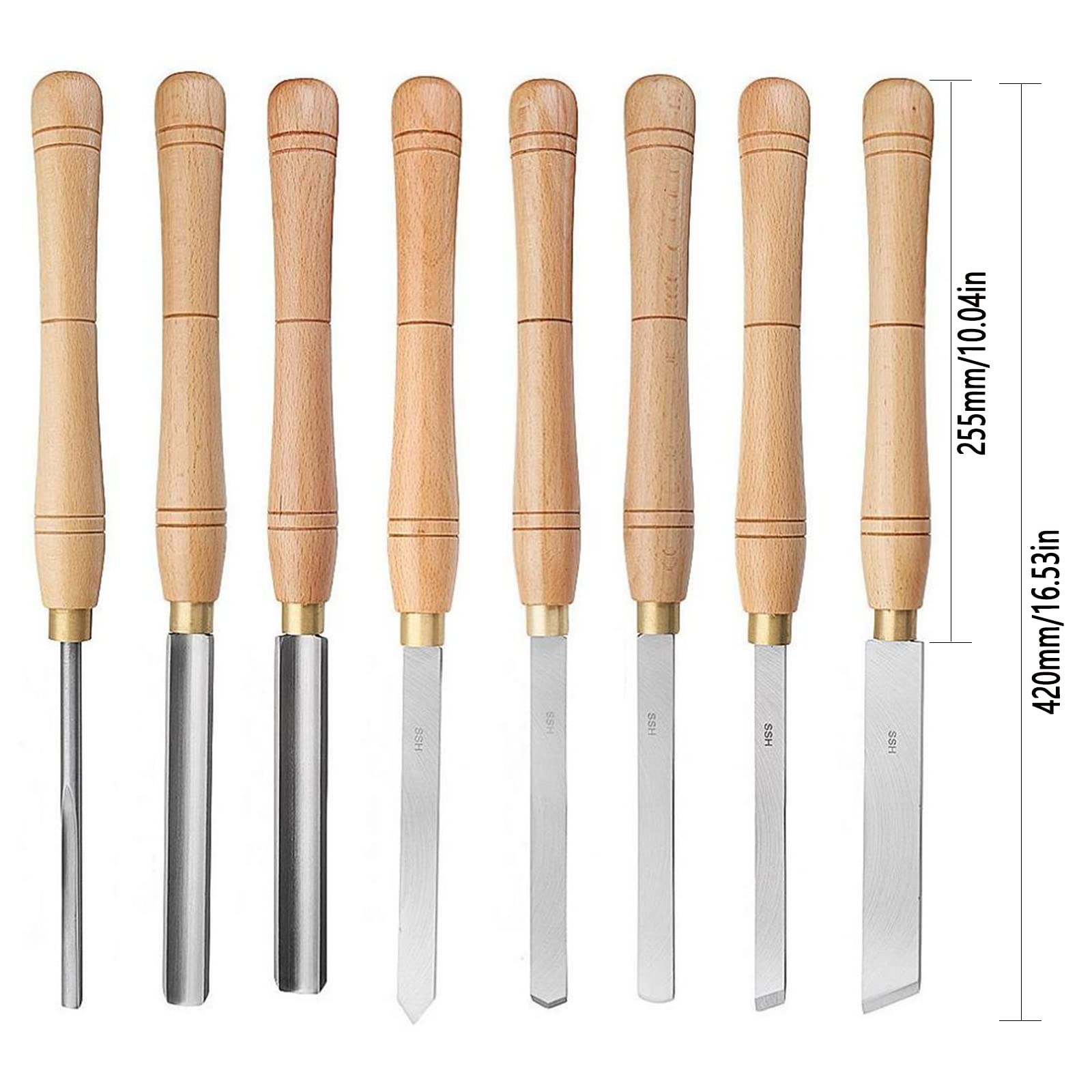 木工 DIY 旋盤用品 彫刻刀 ロバートソービー 18本セット Amazon | ハイス鋼 木工バイト 彫刻刀 鑿 カービングナイフ 旋盤用